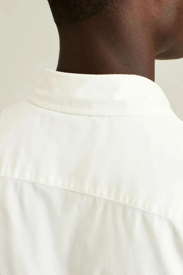 Men Riviera Short Sleeve Shirt Solid White Bonobos Casual Shirts
