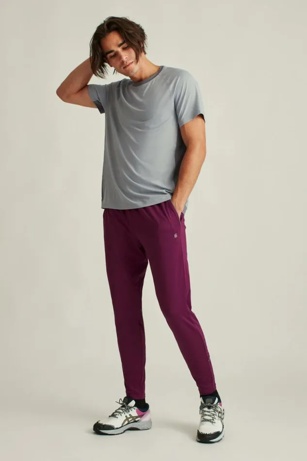 Men Running Pant Magenta Bonobos Joggers and Athleisure