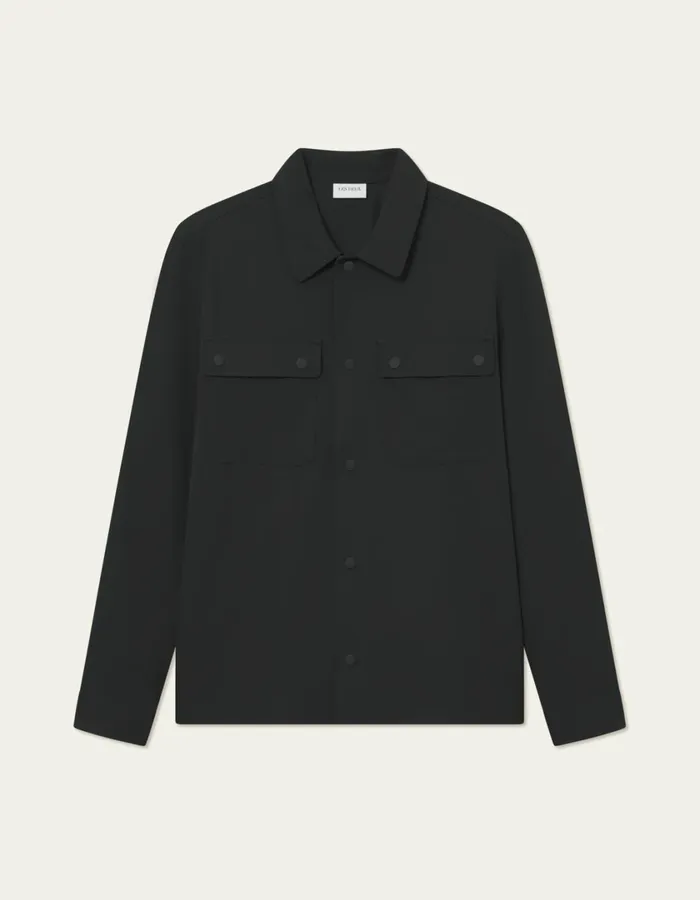 Men Sebastian Tech Jacket 8211 BlackBlack Les Deux JacketsCoats