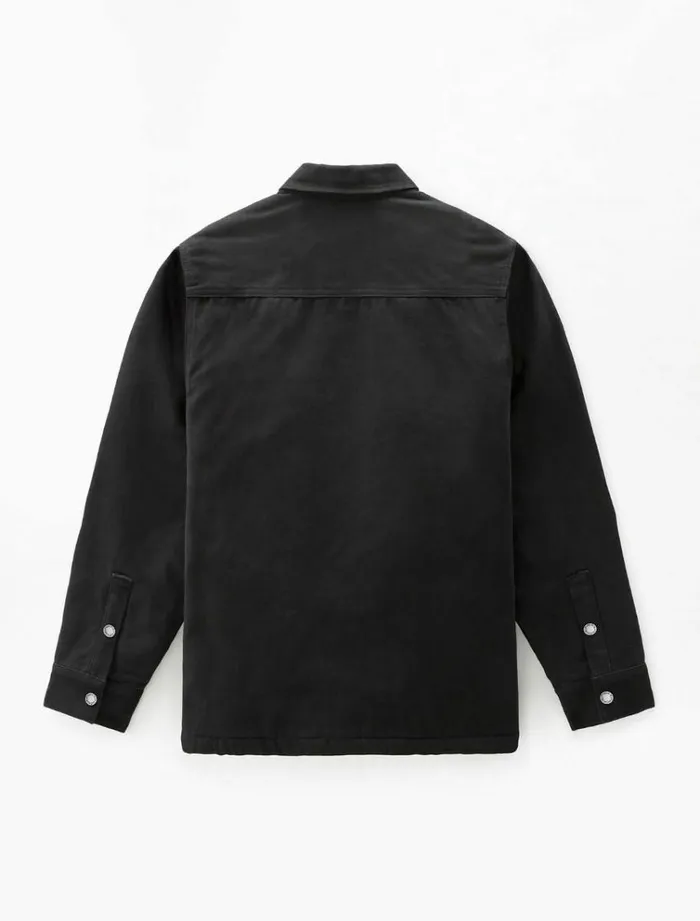 Men Shirts Dickies Duck Canvas Shacket Black