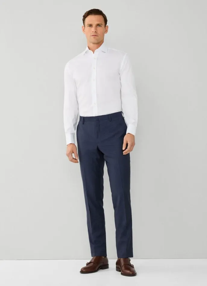 Men Shirts Hackett London Classic Fit DoubleCuff Shirt White