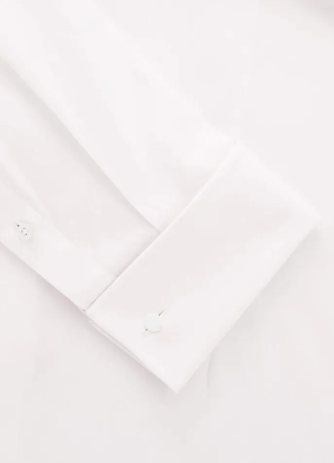 Men Shirts Hackett London Slim Fit Oxford Shirt White