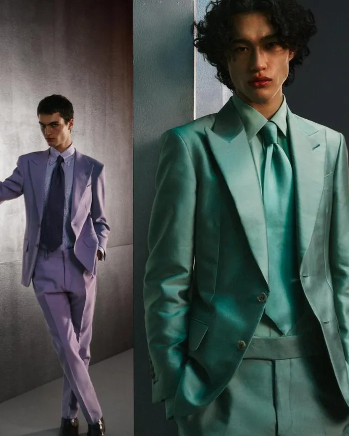 Men Shirts Tom Ford Viscose Silk Toile Slim Fit Shirt Iced Pistachio Men Shirts Tom Ford Viscose Silk Toile Slim Fit Shirt Iced Pistachio