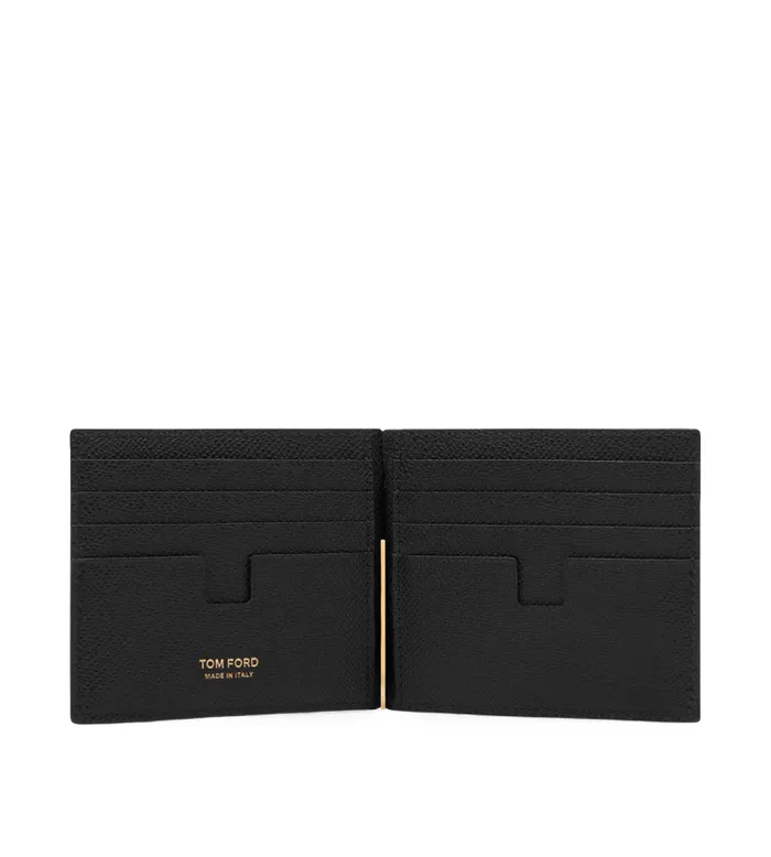 Men Small Leather Goods Tom Ford Small Grain Leather Money Clip Wallet Black Men Small Leather Goods Tom Ford Small Grain Leather Money Clip Wallet Black