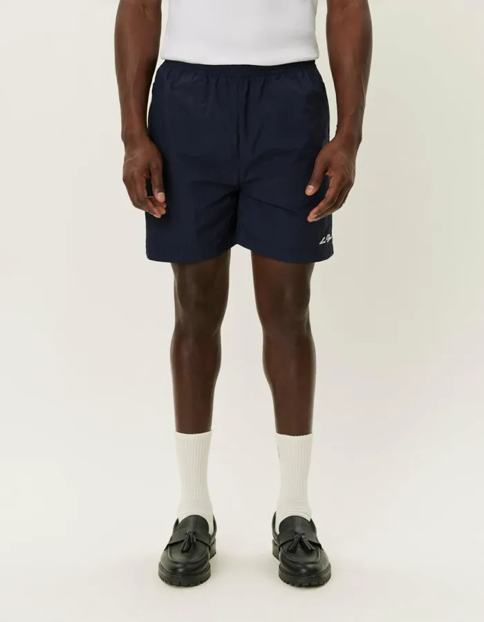 Men Smith Track Shorts 8211 Dark Navy Les Deux Shorts