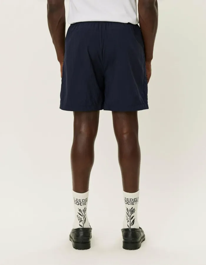 Men Smith Track Shorts 8211 Dark Navy Les Deux Shorts