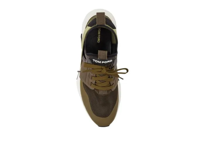 Men Sneakers Tom Ford Nylon Mesh Jago Sneaker Military Men Sneakers Tom Ford Nylon Mesh Jago Sneaker Military
