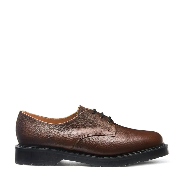Men Solovair Gibson Shoes Gaucho Brown Grain Gibson Shoe