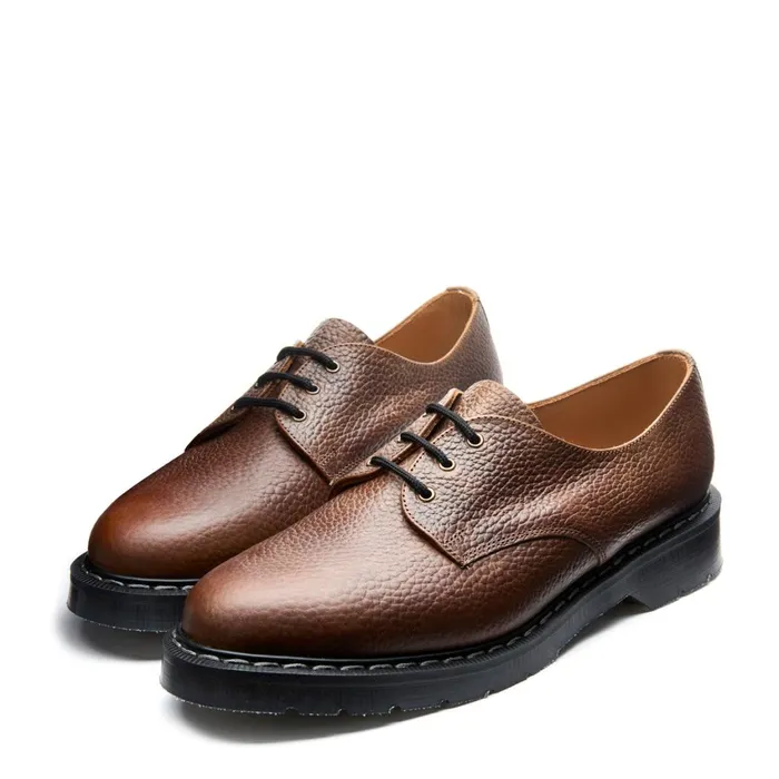 Men Solovair Gibson Shoes Gaucho Brown Grain Gibson Shoe