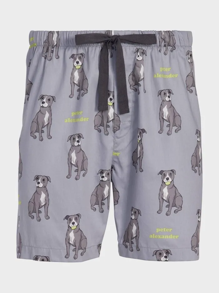 Men Staffy Mid Short Multi Peter Alexander Shorts