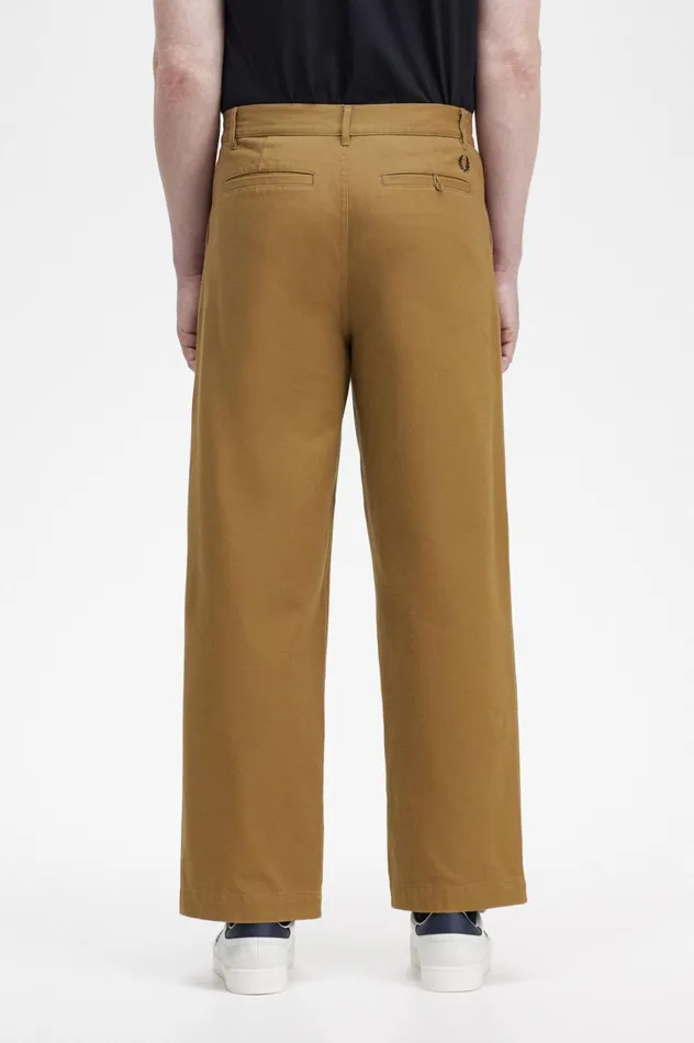 Men Straight Leg Trousers Shaded Stone Fred Perry Trousers