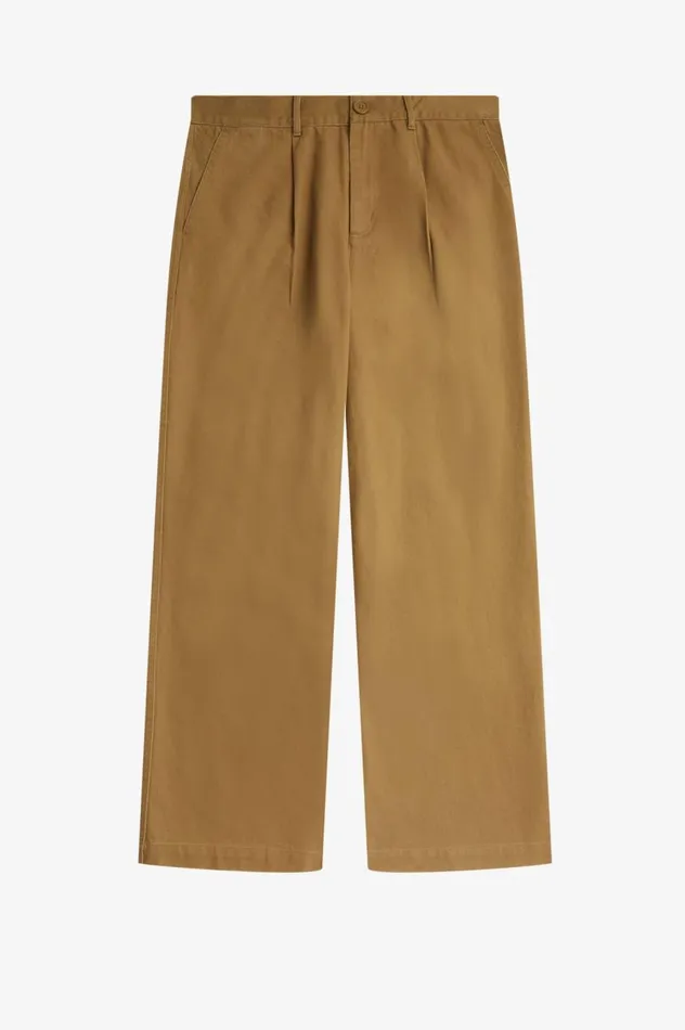 Men Straight Leg Trousers Shaded Stone Fred Perry Trousers