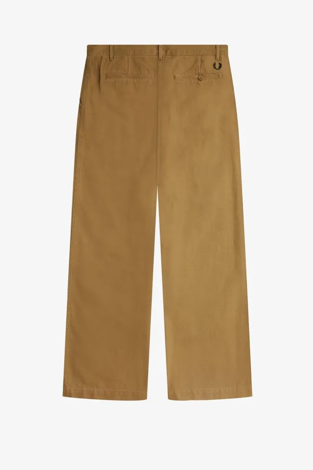 Men Straight Leg Trousers Shaded Stone Fred Perry Trousers