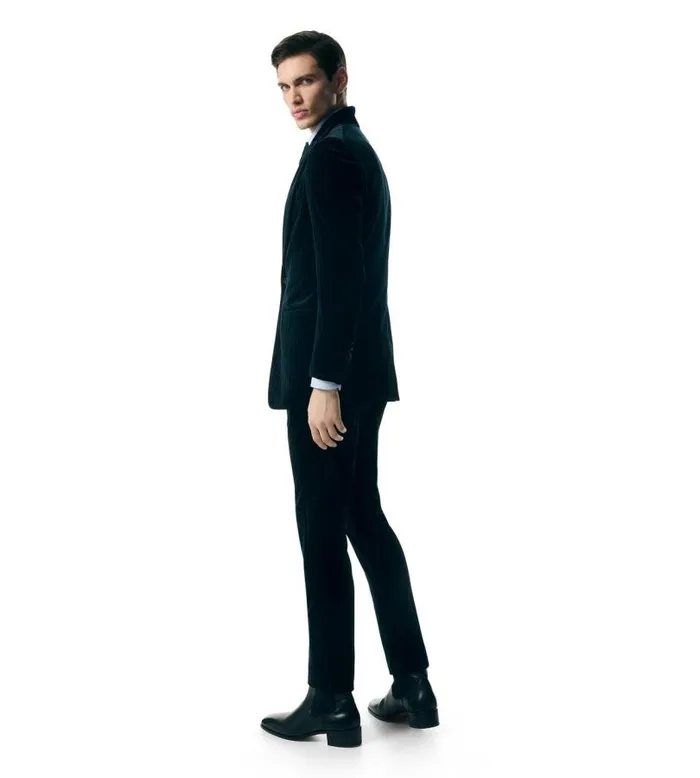 Men Suits Tom Ford Pinstripe Velvet Atticus Western Pocket Trouser Ink Blue Men Suits Tom Ford Pinstripe Velvet Atticus Western Pocket Trouser Ink Blue