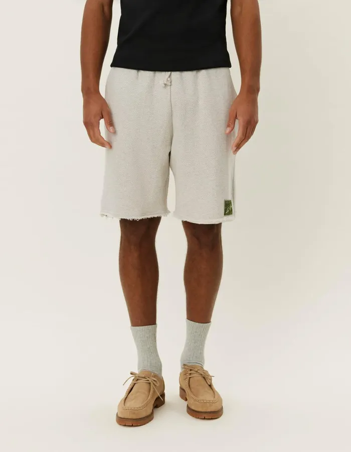 Men Sully Patch Shorts 8211 Grey Melange Les Deux Shorts