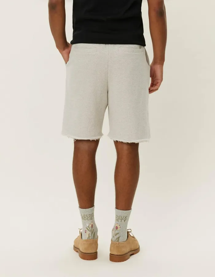 Men Sully Patch Shorts 8211 Grey Melange Les Deux Shorts