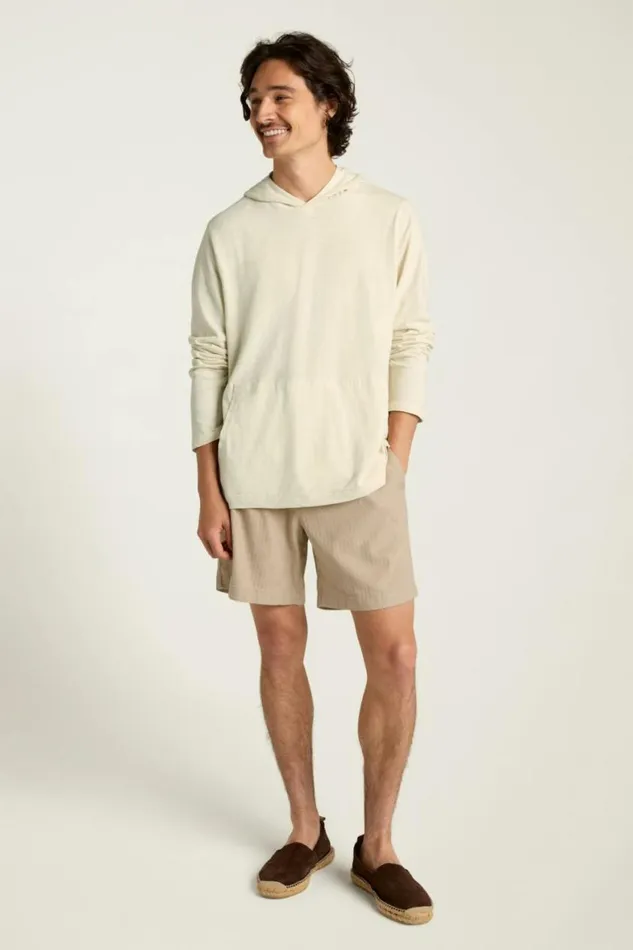 Men Sun Faded Hoodie Coconut Milk Bonobos Sweatshirts and Fleece