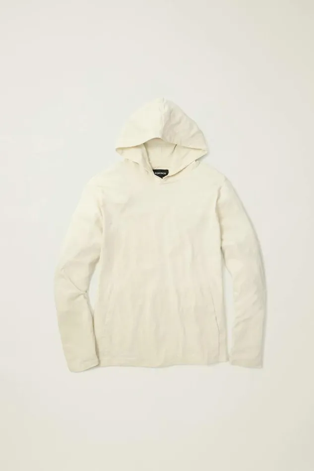 Men Sun Faded Hoodie Coconut Milk Bonobos Sweatshirts and Fleece