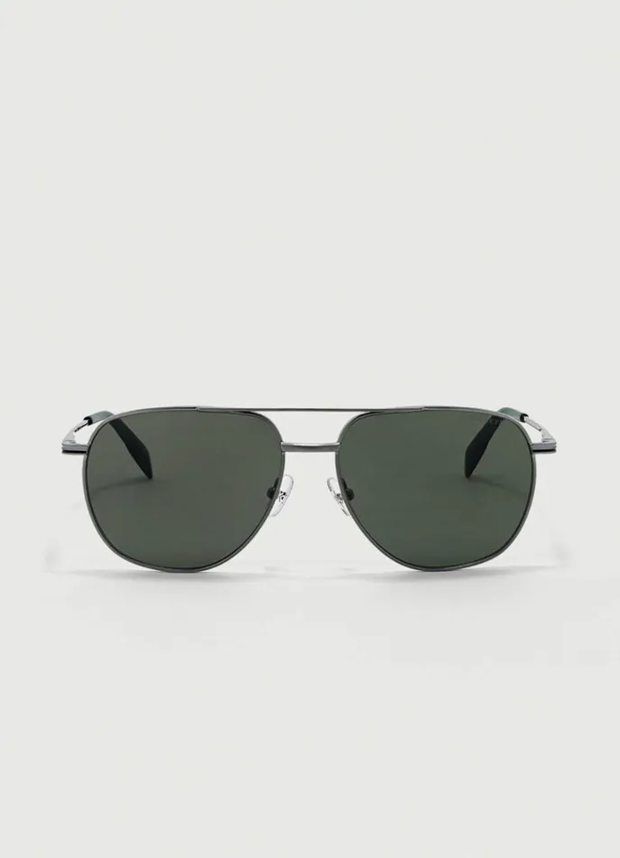 Men Sunglasses Hackett London Aviator Sunglasses Gunmtlblk