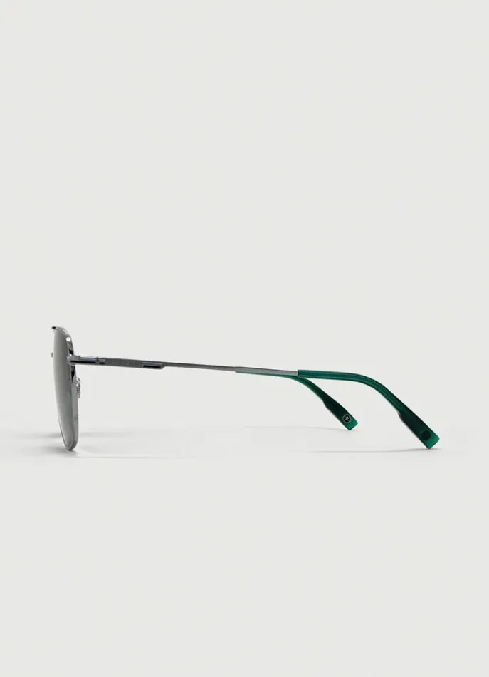 Men Sunglasses Hackett London Aviator Sunglasses Gunmtlblk