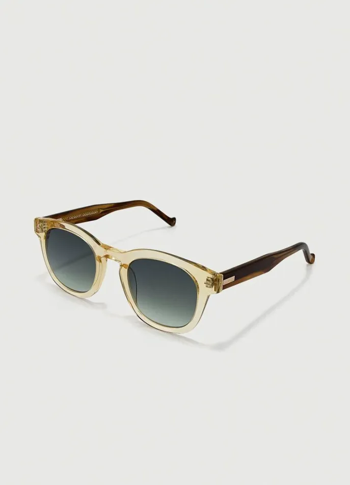 Men Sunglasses Hackett London Round Sunglasses Gold