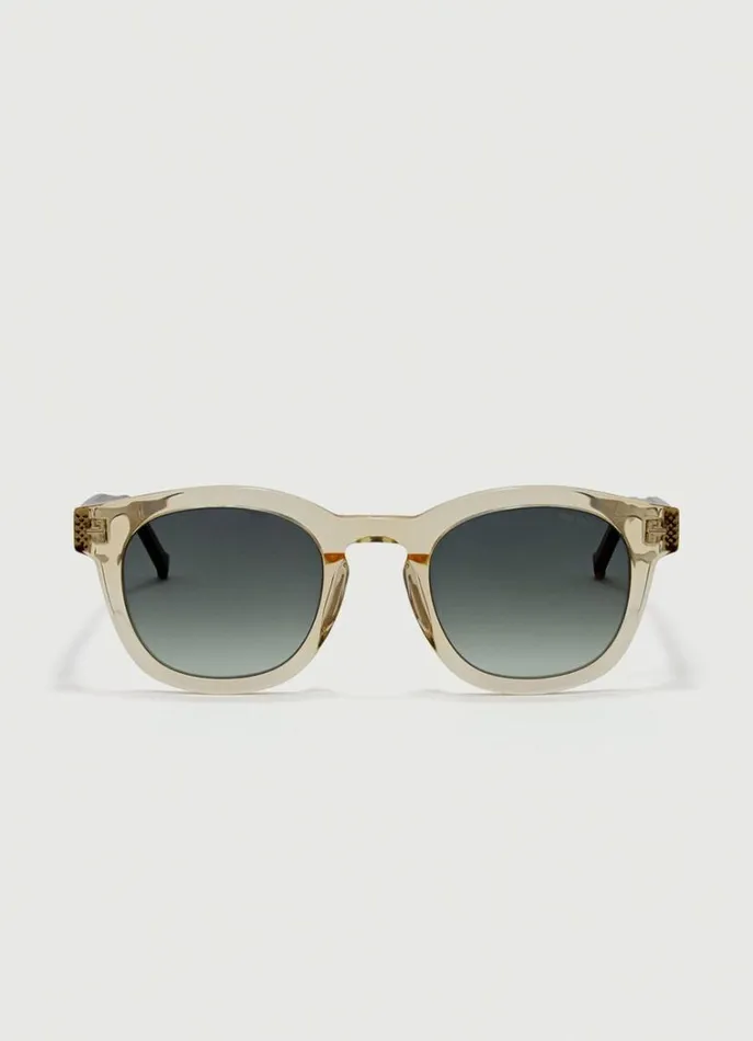 Men Sunglasses Hackett London Round Sunglasses Gold