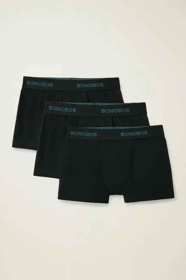 Men Supersoft Underwear 3Pack Black Bonobos Socks and Underwear