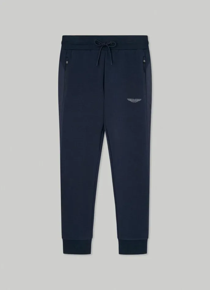 Men Sweatshirts Hackett London Classic Fit Aston Martin Joggers Navy