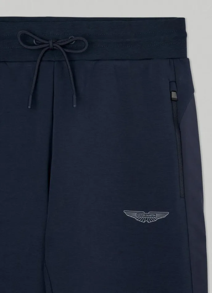 Men Sweatshirts Hackett London Classic Fit Aston Martin Joggers Navy
