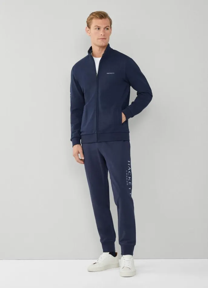 Men Sweatshirts Hackett London FullZip Sweatshirt Navy