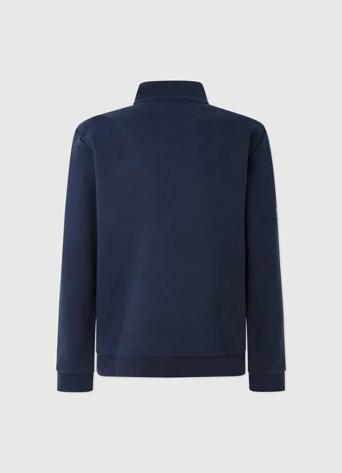 Men Sweatshirts Hackett London FullZip Sweatshirt Navy