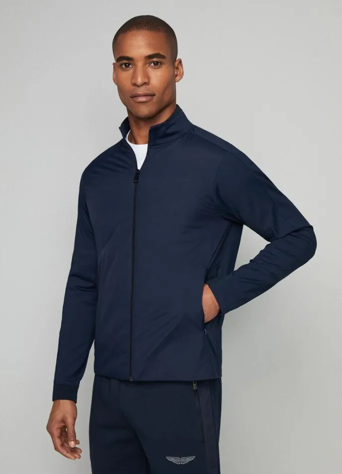Men Sweatshirts Hackett London Hackett Sport Classic Fit Jacket Navy