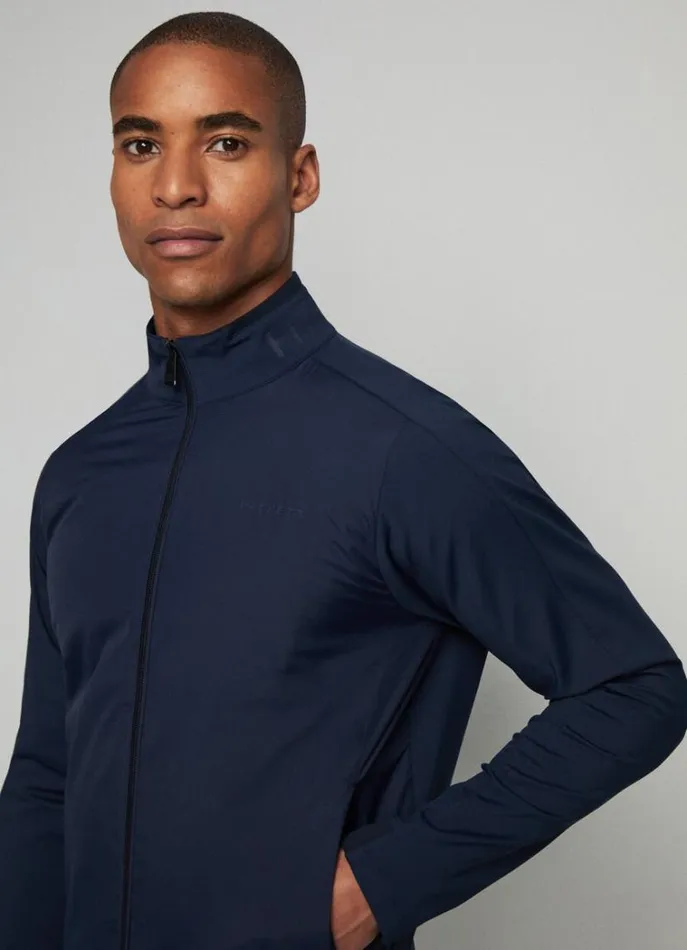 Men Sweatshirts Hackett London Hackett Sport Classic Fit Jacket Navy