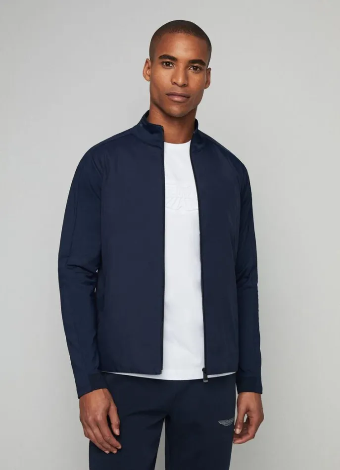 Men Sweatshirts Hackett London Hackett Sport Classic Fit Jacket Navy