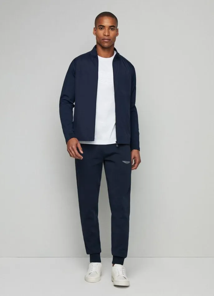 Men Sweatshirts Hackett London Hackett Sport Classic Fit Jacket Navy