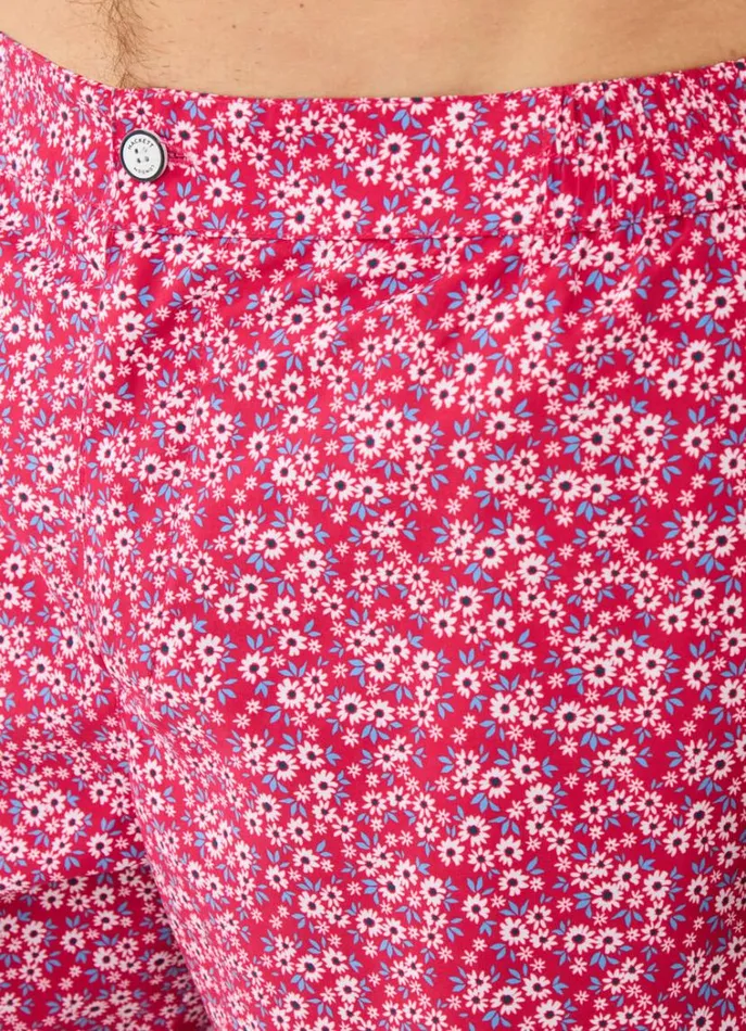 Men Swimwear Hackett London Mini Floral Swim Shorts Fuchsia