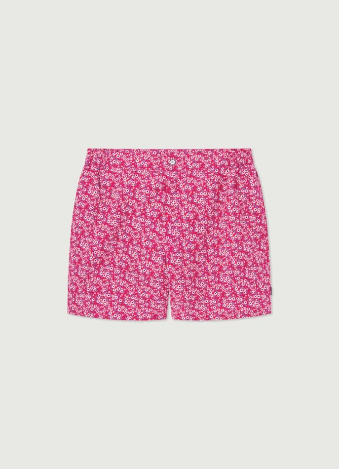 Men Swimwear Hackett London Mini Floral Swim Shorts Fuchsia
