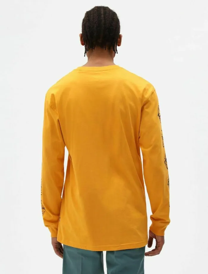 Men TShirts Dickies Federal Dam TShirt Cadnium Yellow