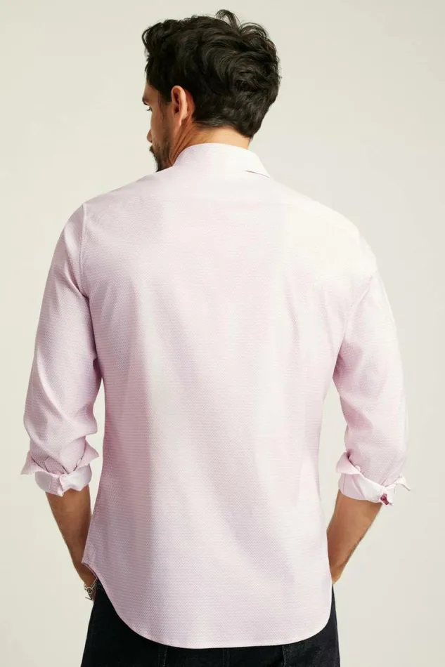Men Tech Button Down Shirt Pink Astor Geo Bonobos Business Casual Shirts