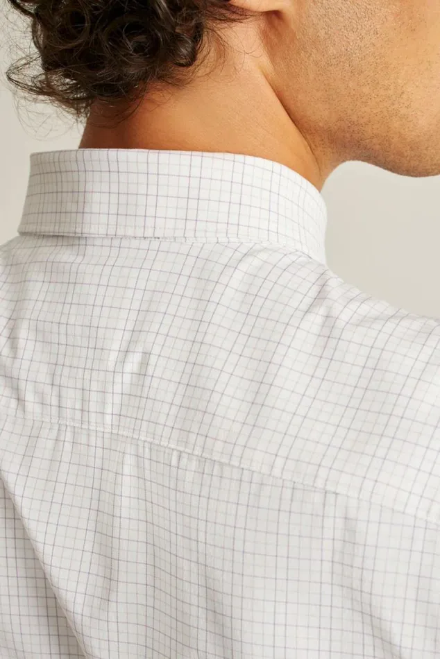 Men Tech Button Down Shirt Purple Check Bonobos Business Casual Shirts