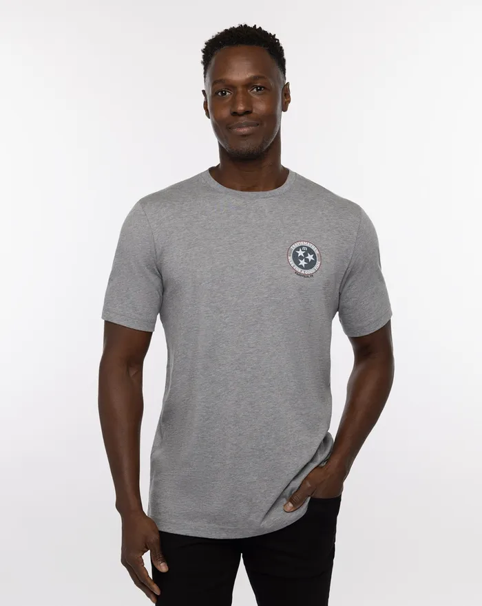 Men Tees TravisMathew BBQ MASTER 20 TEE Heather Grey