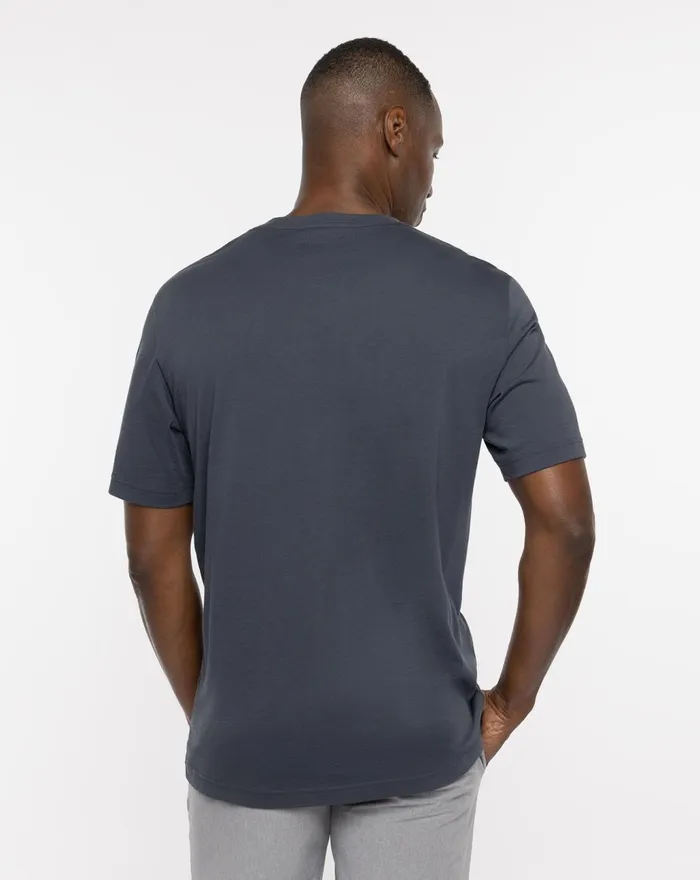 Men Tees TravisMathew FOG CITY TEE Blue Nights