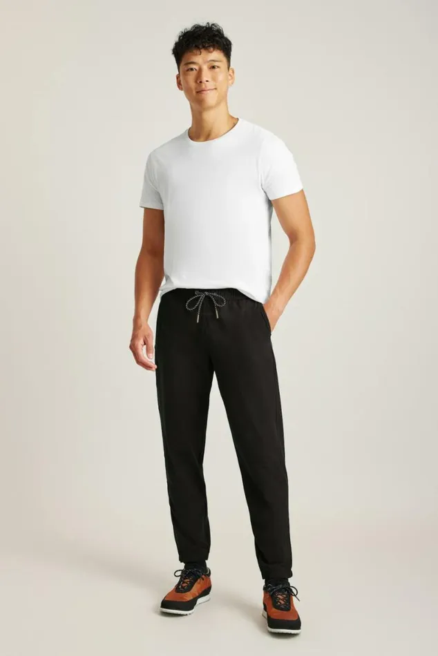 Men The Crossover Jogger Jet Black Bonobos Joggers and Athleisure