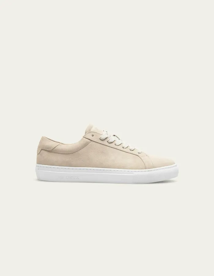 Men Theodor Suede Sneaker 8211 Ivory Les Deux Shoes