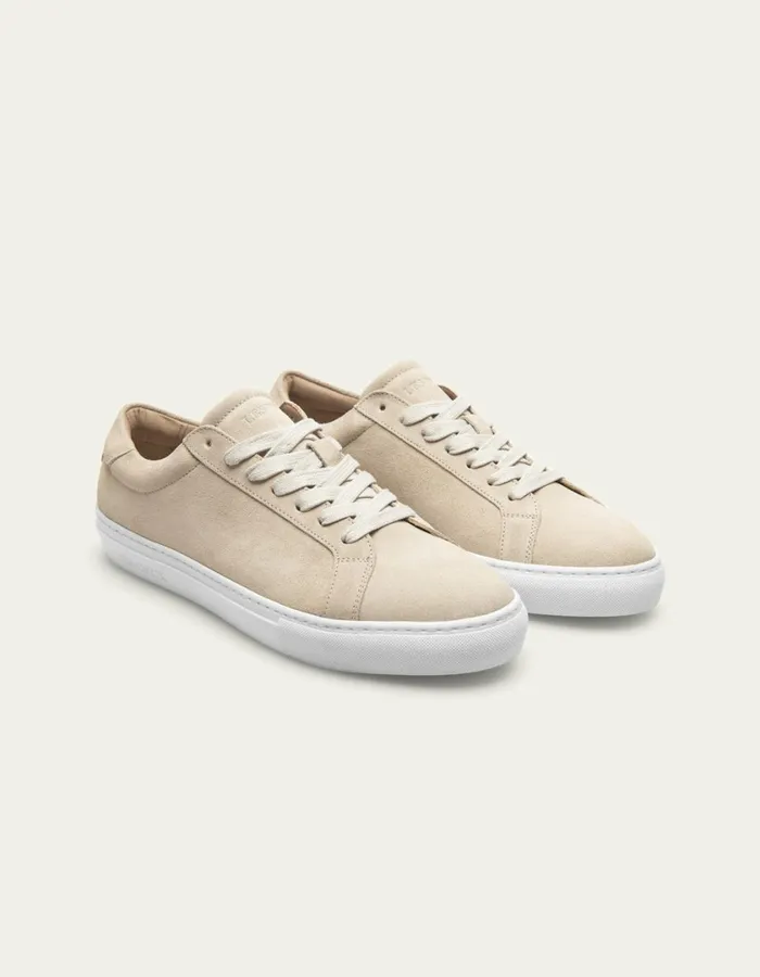 Men Theodor Suede Sneaker 8211 Ivory Les Deux Shoes