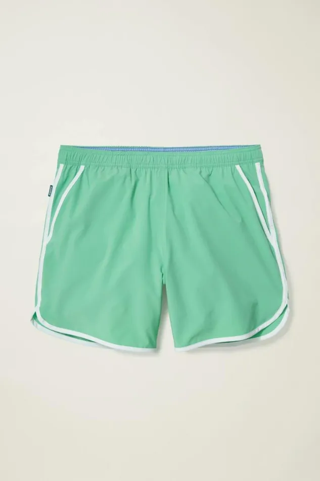 Men Throwback Swim Trunks Jade Green Bonobos Swim Trunks