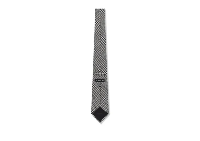 Men Ties and Bow Ties Tom Ford Prince Of Wales Tie Multi Black Men Ties and Bow Ties Tom Ford Prince Of Wales Tie Multi Black