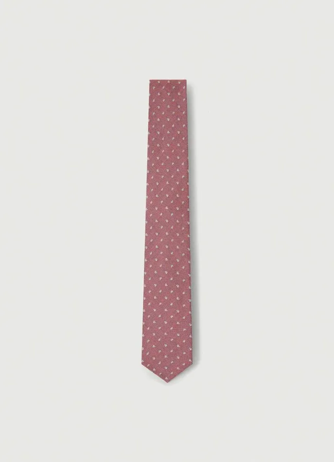 Men Ties and Pocket Squares Hackett London Little Pine Tie Pink