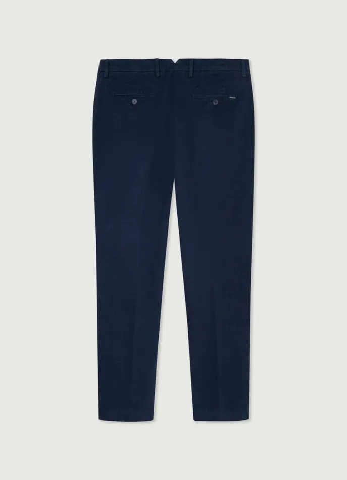 Men Trousers and Chinos Hackett London Slim Fit Kensington Chinos Navy Blazer