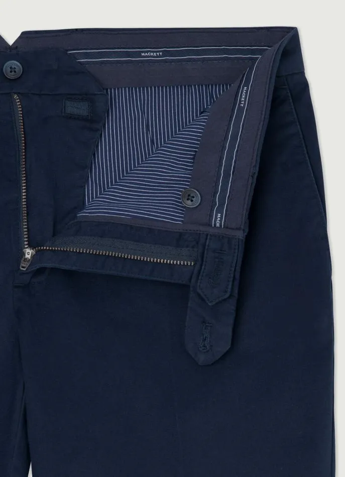 Men Trousers and Chinos Hackett London Slim Fit Kensington Chinos Navy Blazer